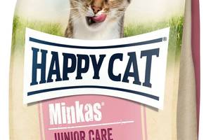 Happy Cat Minkas Junior Care (Хэппи Кэт Минкас Джуниор Кеа Птица) сухой корм для котят с 13 недели 10 кг.