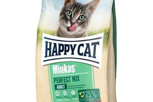 Happy Cat Minkas Perfect Mix (Хэппи Кэт Минкас Перфект Микс) сухой корм для котов с курицей, рыбой и ягненком 4 кг.