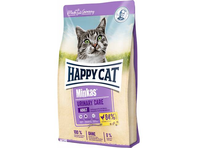 Happy Cat Minkas Urinary Care (Хэппи Кэт Минкас Уринари Кеа Птица) корм для котов профилактика от камней