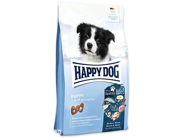 Happy Dog fit & vital Puppy (Хэппи Дог Фит Витал Паппи) сухой корм для щенков с 4 недель 18 кг.