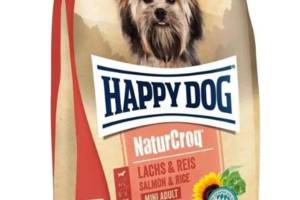 Happy Dog Mini Lachs & Reis(Хэппи Дог Мини Лосось и Рис) сухой корм для взрослых собак маленьких пород 4 кг.