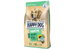 Happy Dog Naturcroq Balance (Хэппи Дог Натур Крок Баланс) сухой корм с птицей и сыром для требовательных собак 4 кг.