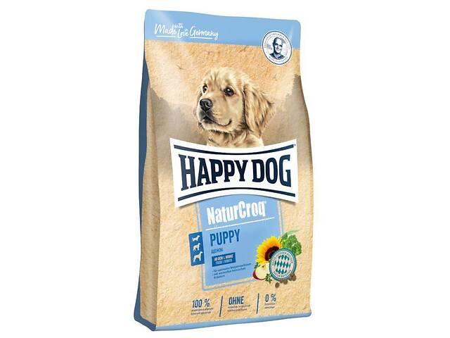 Happy Dog NaturCroq Puppy (Хэппи Дог Натур Крок Паппи Птица) сухой корм для щенков с 4 недель