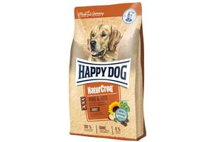 Happy Dog Naturcroq Rind & Reis (Хэппи Дог Натур Крок Говядина и Рис) сухой корм для взрослых собак всех пород 15 кг.