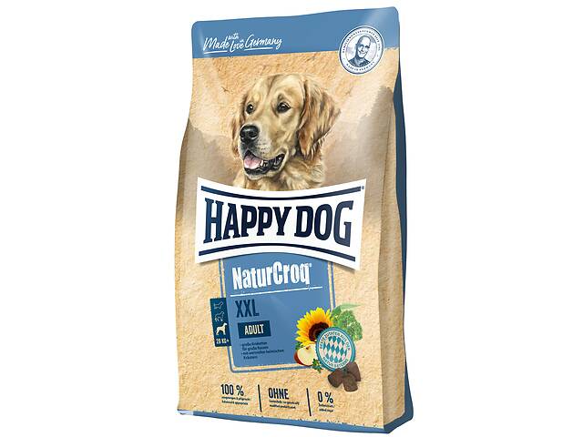 Happy Dog Naturcroq XXL (Хэппи Дог Натур Крок XXL) сухой корм для взрослых собак больших и гигантских пород 15 кг.