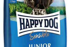 Happy Dog Sensible Junior Salmon Potato (Хэппи Дог Джуниор) корм для средних и больших щенков 7-18 месяцев