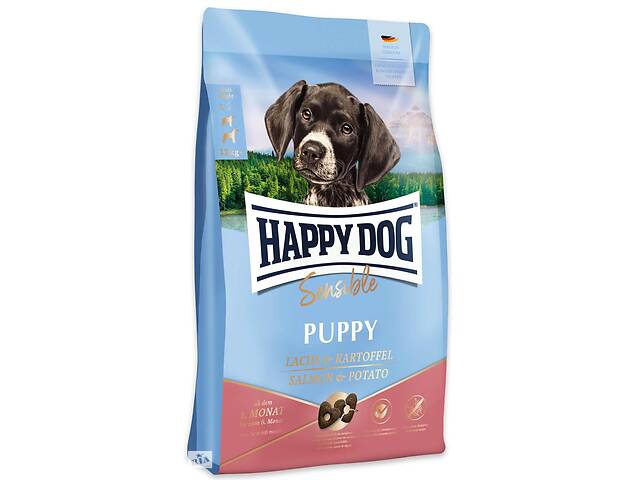 Happy Dog Sensible Puppy (Хэппи Дог Сенсибл Паппи) сухой корм для щенков средних и больших пород от 4 недель