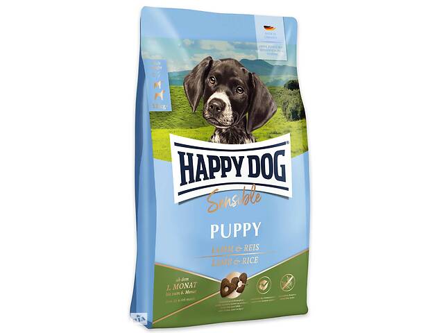 Happy Dog Sensible Puppy Lamb Rice (Хэппи Дог Паппи) сухой корм для больших и средних щенков с 4 недель