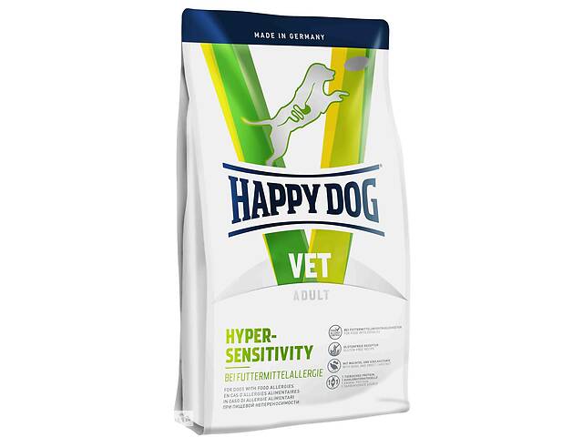 Happy Dog VET Diet Hypersensitivity (Хэппи Дог ВЕТ Диет Гиперсенсетив) сухой корм для собак при аллергии 1 кг.