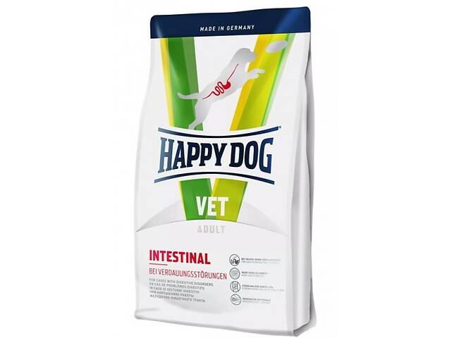 Happy Dog VET Diet Intestinal (Хэппи Дог ВЕТ Диет Интестинал) сухой корм для собак для пищеварительной системы 4 кг.