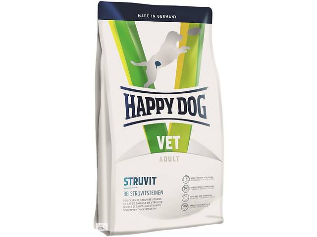 Happy Dog VET Diet Struvit (Хэппи Дог ВЕТ Диет Струвит) сухой корм для собак при мочекаменной болезни 4 кг.