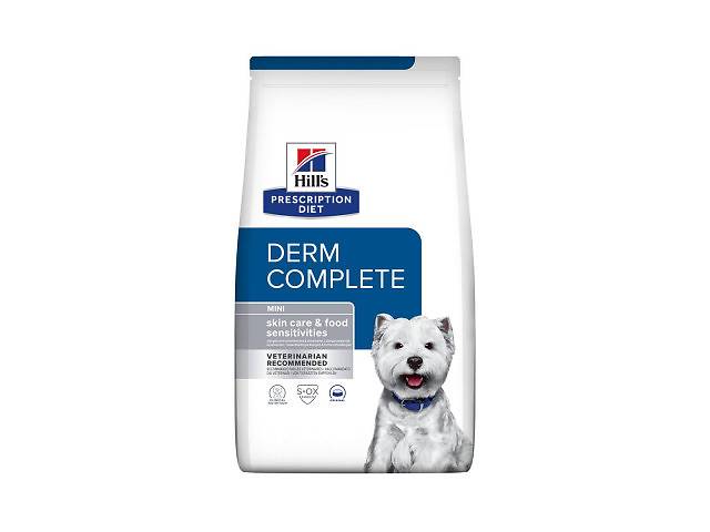 Hills Prescription Diet Canine Derm Complete Mini (Хиллс Дерм Комплит) корм для собак для кожи при аллергии 12 кг.