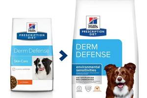 Hills Prescription Diet Canine Derm Defense (Хиллс ПД Канин Дерм Дефенс) для собак защита кожи от аллергенов 12 кг.