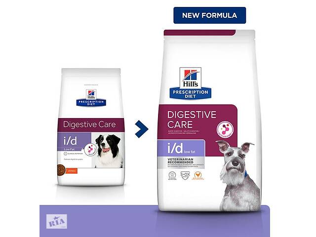 Hills Prescription Diet Canine i/d Low Fat Chicken (Хиллс ПД Канин и/д Лов Фат) для собак от заболеваний ЖКТ