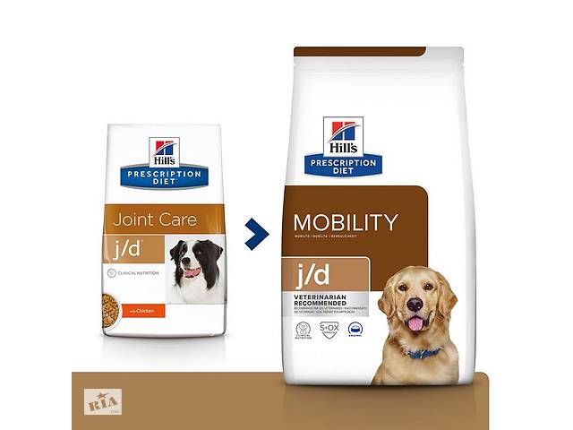 Hills Prescription Diet Canine j/d Chicken (Хиллс ПД Канин джей/д Курица) для собак от болей в суставах 1.5 кг