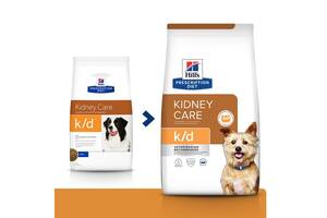 Hills Prescription Diet Canine k/d (Хиллс ПД Канин к/д) для собак при почечной и сердечной недостаточности