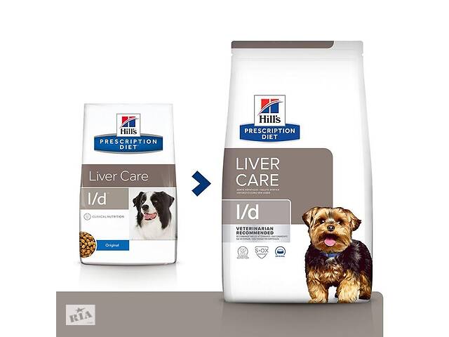 Hills Prescription Diet Canine l/d (Хиллс ПД Канин л/д) для собак при заболеваниях печени и липидозе 1.5 кг