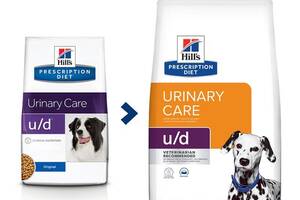 Hills Prescription Diet Canine u/d (Хиллс ПД Канин ю/д) корм для собак при тяжелой почечной недостаточности 4 кг.