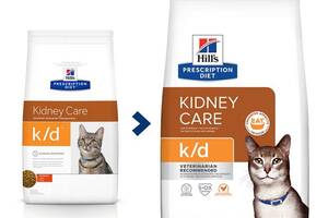 Hills Prescription Diet Feline k/d Chicken (Хиллс ПД Филайн к/д Курица) для котов для почек и сердца