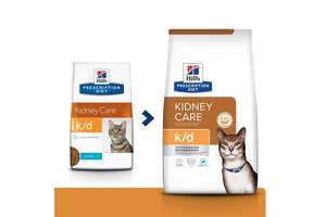 Hills Prescription Diet Feline k/d (Хиллс ПД Филайн к/д Тунец) корм для котов для почек и сердца