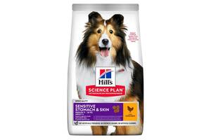 Hills SP Canine Adult 1+ Sensitive Stomach Skin Medium Chicken (Хиллс СП Сенсетив Стомат Скин для ЖКТ собак) 2.5 кг