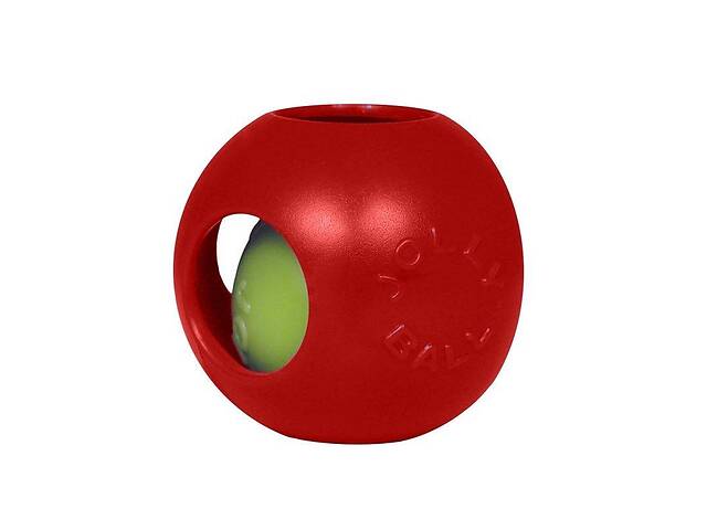 Jolly Pets Teaser Ball (Джолли Пэтс Тизер Болл) игрушка мяч двойной для собак Большой - 30 см, Красный