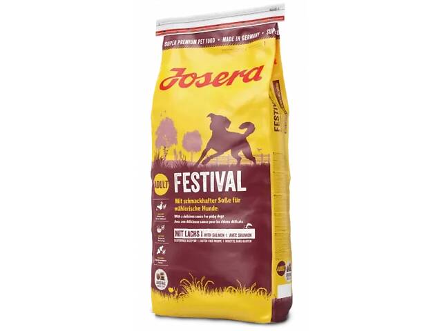 Josera Festival (Йозера Фестивал) сухой корм для взрослых собак переборчивых в еде 15 кг.