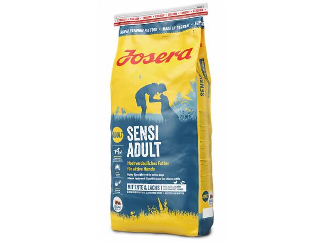 Josera Sensi Adult (Йозера Сенси Эдалт) сухой легкоусваиваемый корм для активных собак