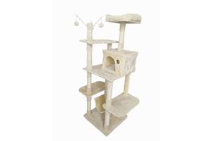 Когтеточка, домик, дряпка для кошек Avko CatTree 1063 Beige