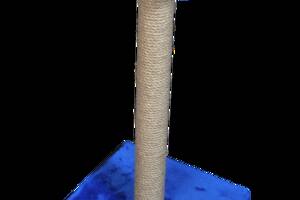 Когтеточка (дряпка) Мур-Мяу 'Двойка' в джутовой веревке Синяя