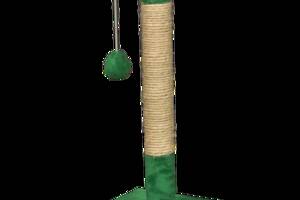 Когтеточка (дряпка) Мур-Мяу 'Гном' в джутовой веревке Зеленая
