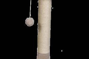 Когтеточка (дряпка) Мур-Мяу 'Лидер' в джутовой веревке Бежевая