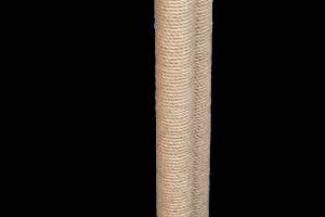 Когтеточка (дряпка) Мур-Мяу угловая наружная в джутовой веревке Бежевая