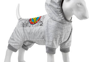 Комбинезон для собак WAUDOG Clothes Чудо-женщина комикс Софтшелл S40 B 52-57 см С 32-37 см