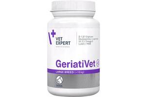 Комплекс витаминов и минералов для собак больших пород зрелого возраста VetExpert GeriatiVet Dog Large Breed от 15 кг...