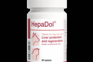 Комплексная витаминно-минеральная добавка для печени собак и кошек Dolfos HepaDol - 60 таб (982-60)