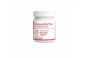 Комплексная витаминно-минеральная добавка для иммунитета котов и кошек Dolfos ImmunoDol Cat 60 таб