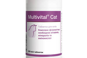 Комплексная витаминно-минеральная кормовая добавка для котов и кошек Dolfos Multivital Cat 500 таб