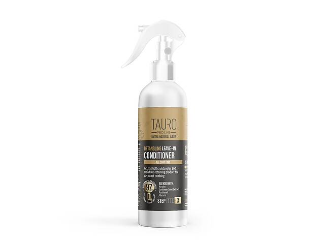 Кондиционер-детанглер не требующий смывания Tauro Pro Line Ultra Natural Care Detangling Leave-In Conditioner 250 мл