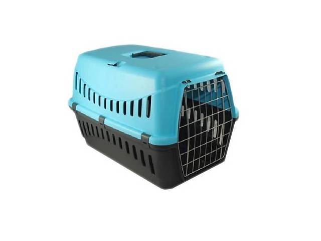 Контейнер-переноска для собак и кошек MP Bergamo Gipsy 46x31x32 см до 6 кг Blue (8058093271021)
