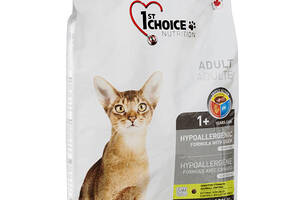 Корм 1st Choice Cat Adult Hypoallergenic Duck сухий з качкою гіпоалергенний для дорослих котів 5.44 кг
