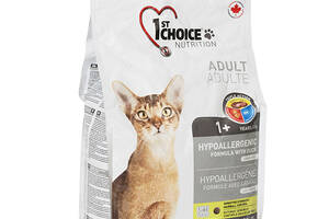 Корм 1st Choice Cat Adult Hypoallergenic Duck сухий з качкою гіпоалергенний для дорослих котів 2.72 кг