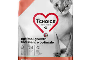 Корм 1st Choice Kitten Optimal Growth сухой с треской для котят 4.54 кг