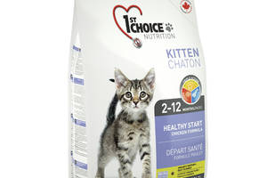 Корм 1st Choice Kitten сухой с курицей для котят 5.44 кг