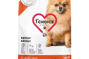 Корм 1st Choice Senior Toy Small Breeds сухой с курицей для пожилых собак малых пород 2.72 кг