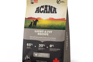 Корм Acana Light Fit Recipe сухой для собак с малоактивным образом жизни 2 кг