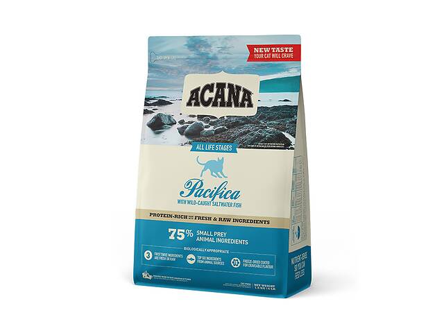 Корм Acana Pacifica cat сухой с рыбой для котов всех возрастов 1.8 кг