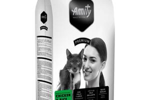 Корм Amity Premium Adult Cat Chiken and Rice сухой с курицей для взрослых котов 10 кг