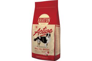 Корм ARATON ACTIVE All Breeds сухой для взрослых активных собак всех пород 15 кг