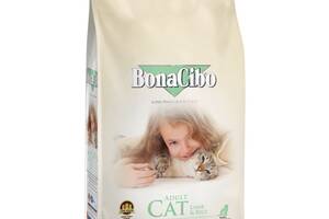 Корм BonaCibo Cat Adult Lamb Rice сухой с ягненком для взрослых котов 5 кг